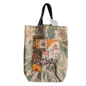 Handmade upcycled vintage patchwork stitched tote bag NWT